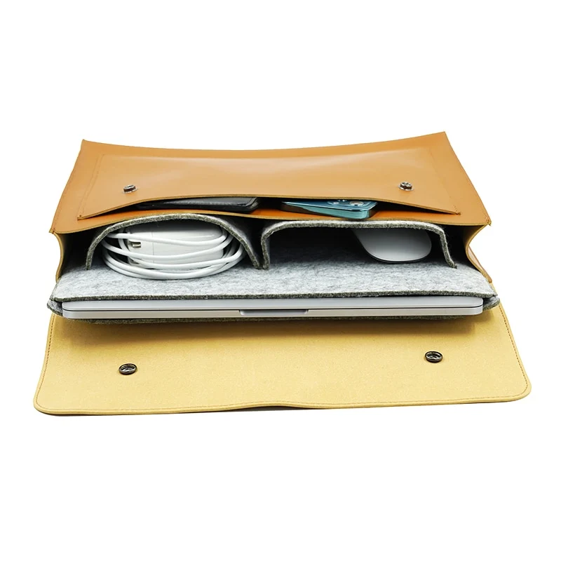 RETRO Laptoptasche aus veganem Leder