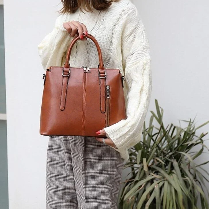 CLASSIC Vegane Lederhandtasche
