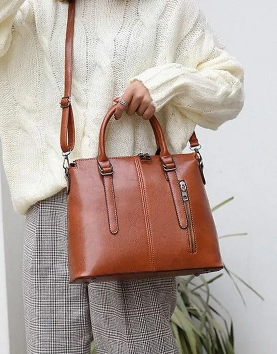 CLASSIC Vegane Lederhandtasche