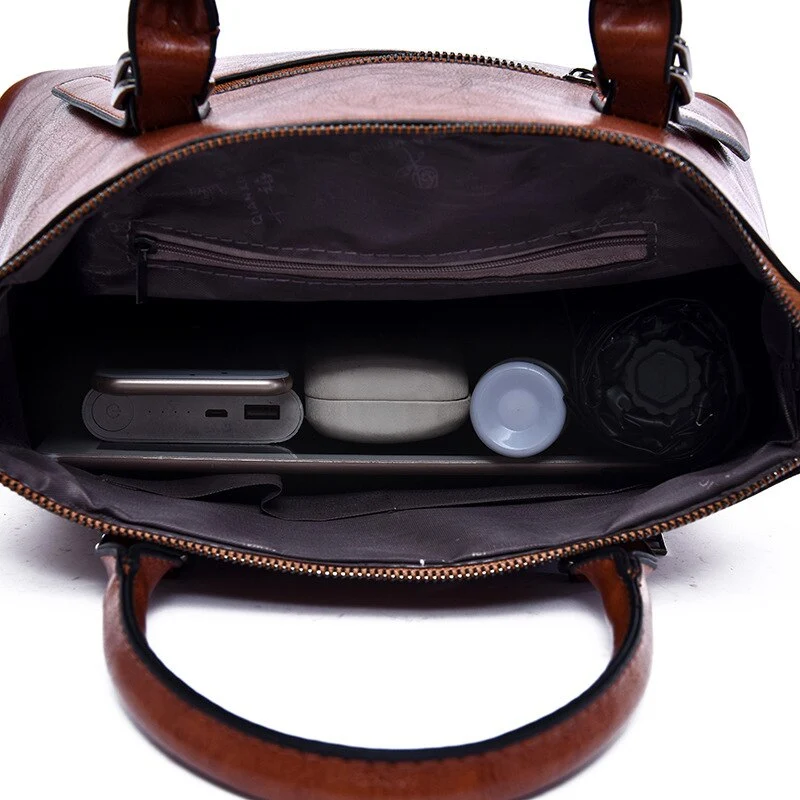 CLASSIC Vegane Lederhandtasche