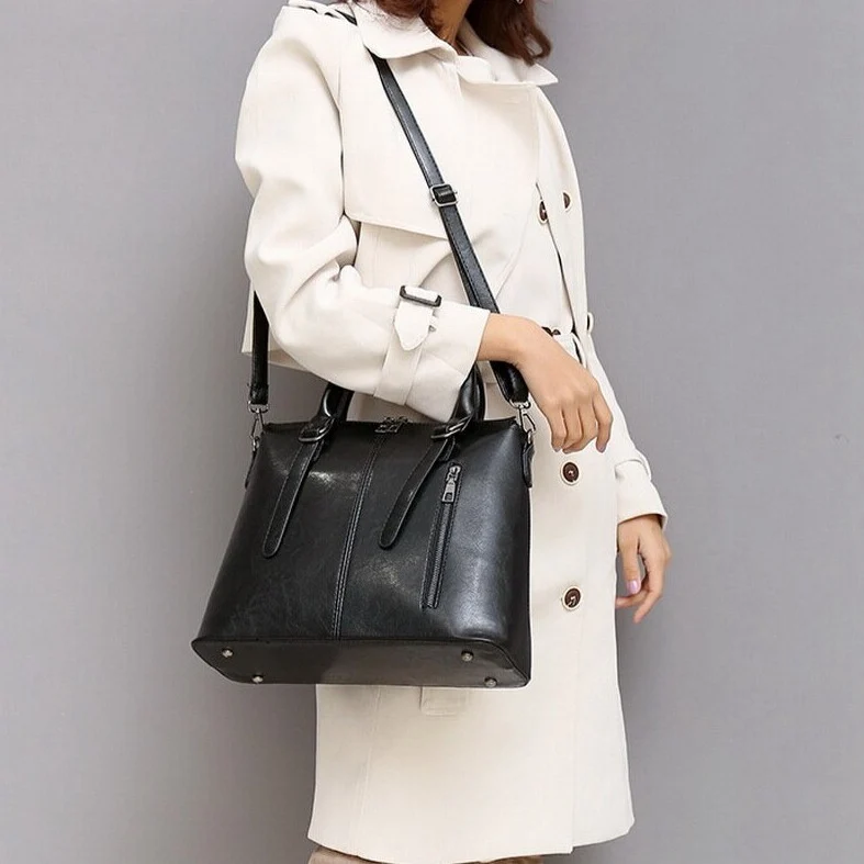 CLASSIC Vegane Lederhandtasche
