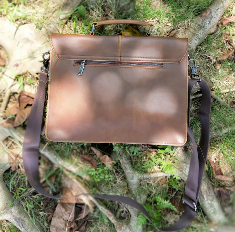 CLASSIC Vintage Aktentasche aus veganem Leder