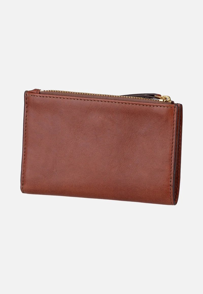 Stodo Medium W/Zip Pocket Marrone/Oro - Portemonnaie