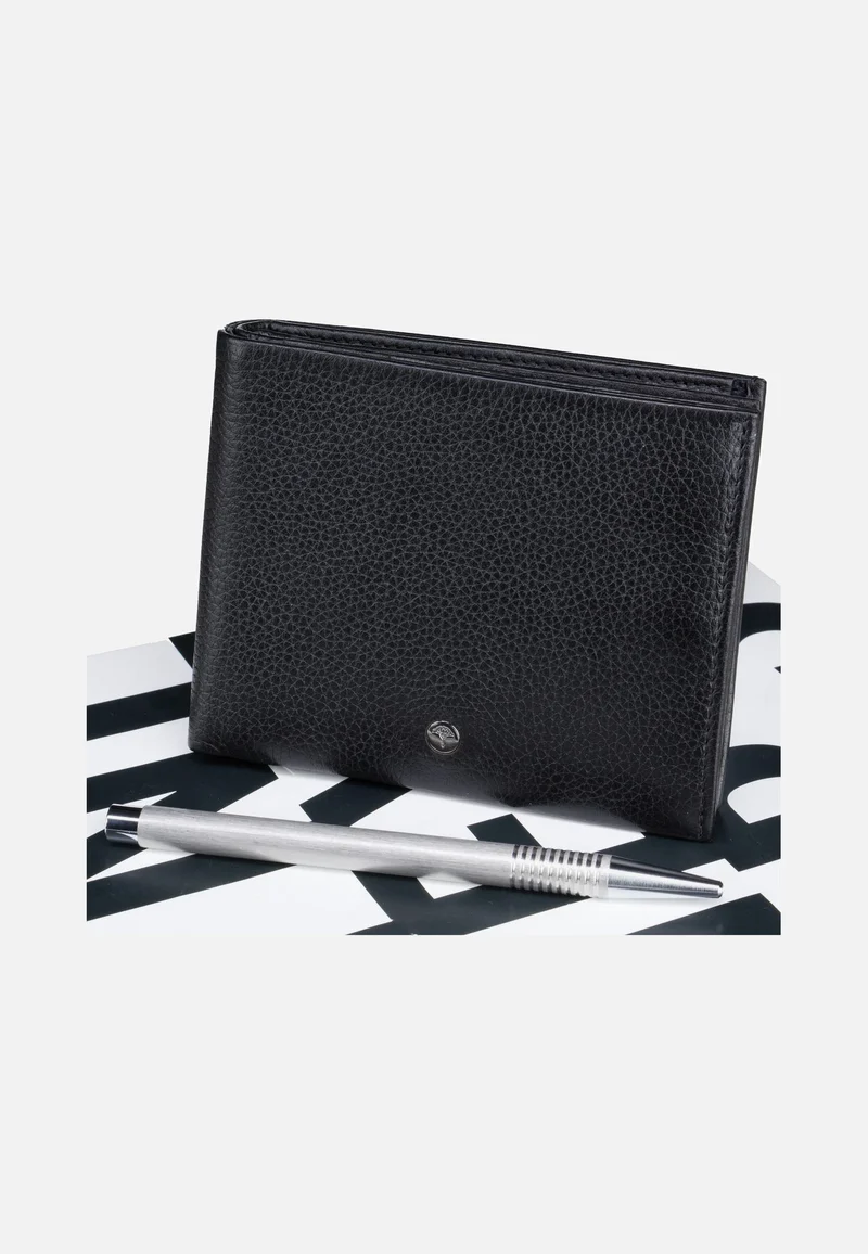 Cardona Minos BillFold H14 Black - Portemonnaie