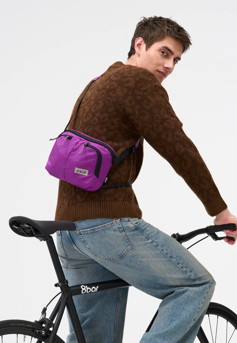 Sacoche Bag Ripstop Electric Fuchsia - Crossbody Bag