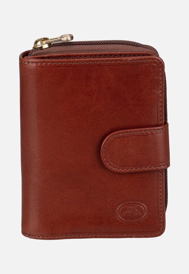 Stodo Medium W/Zip Pocket 5 D Marrone/Oro - Portemonnaie