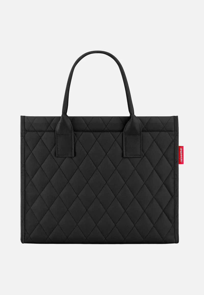 Daily Shopper Business Rhombus Black - Tote Bag