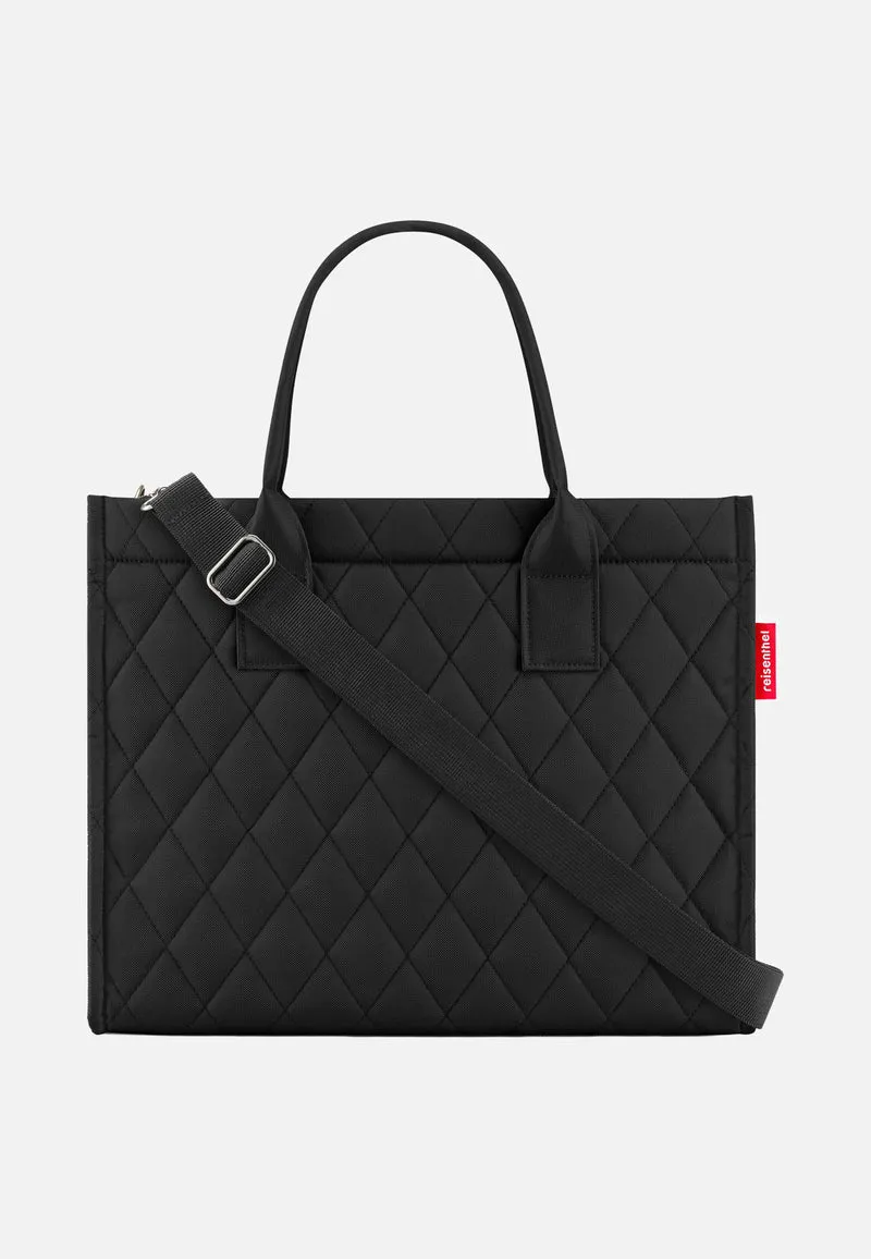 Daily Shopper Business Rhombus Black - Tote Bag