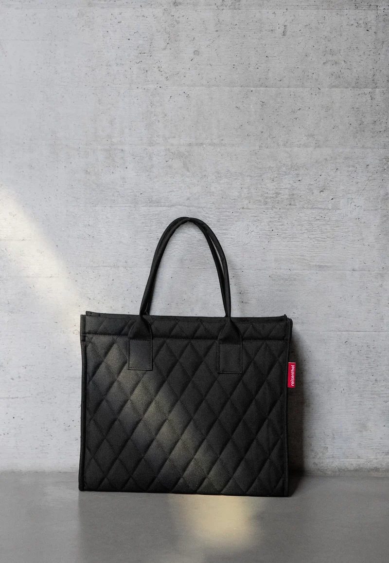 Daily Shopper Business Rhombus Black - Tote Bag