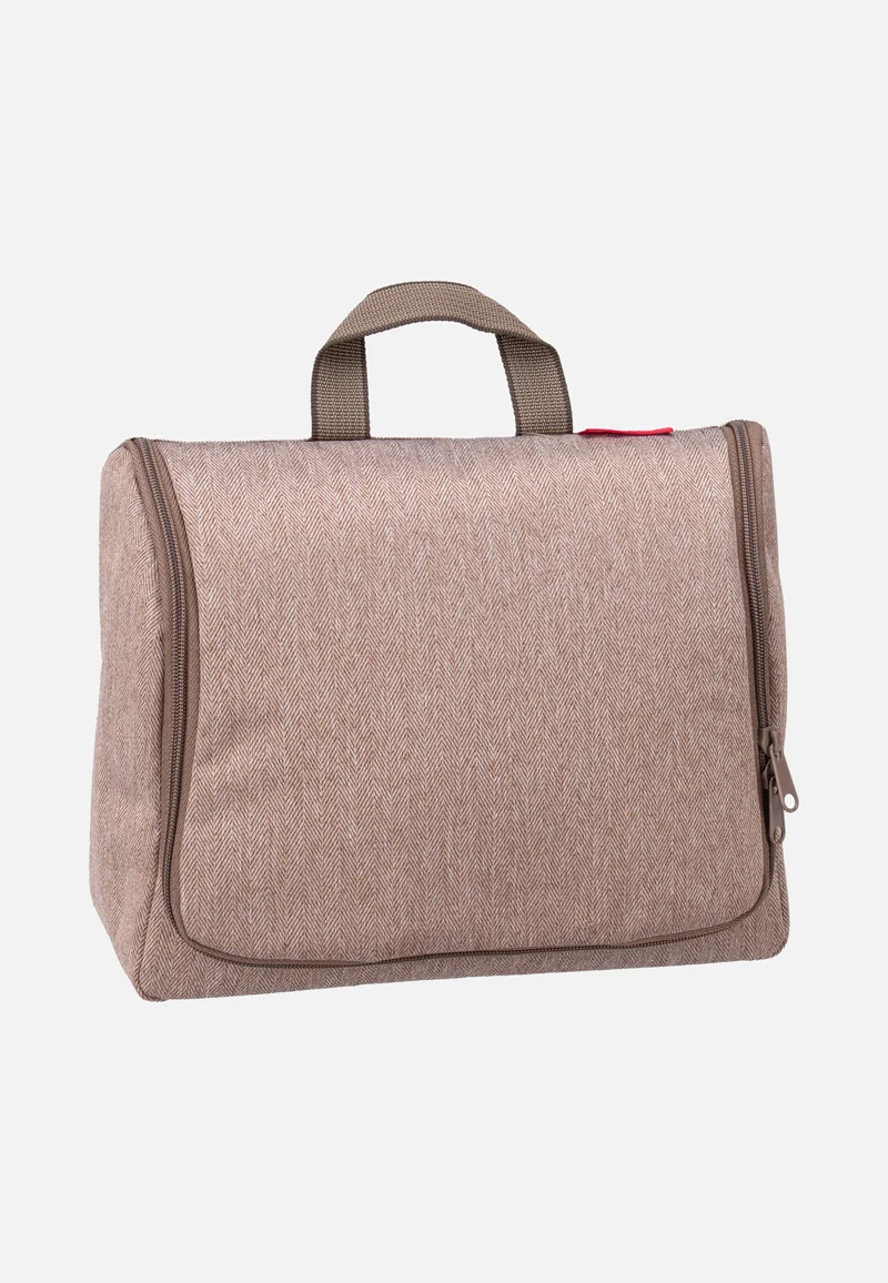 Toiletbag XL Herringbone Mokka - Kosmetikkoffer