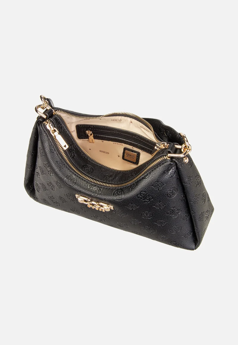 Anise Double Zip 16180 Black Logo - Schultertasche