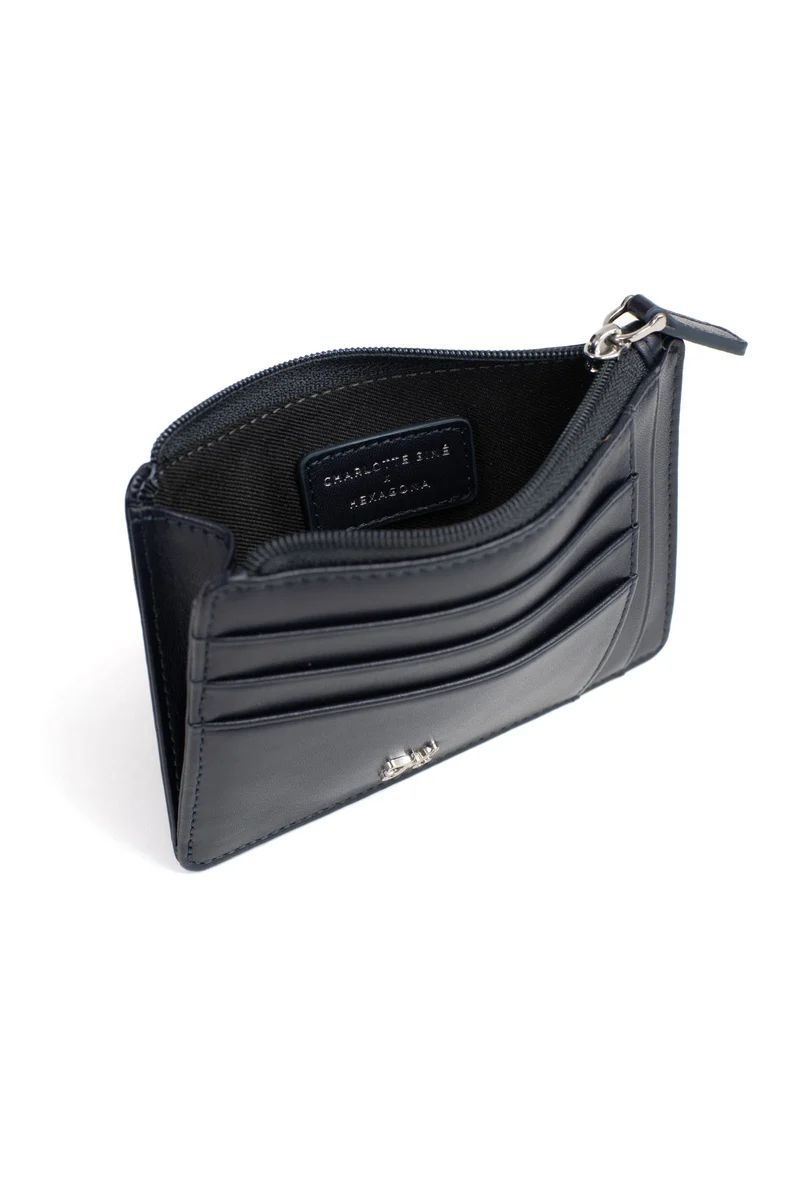 Charlotte - Porte-cartes - Cuir de vachette lisse
