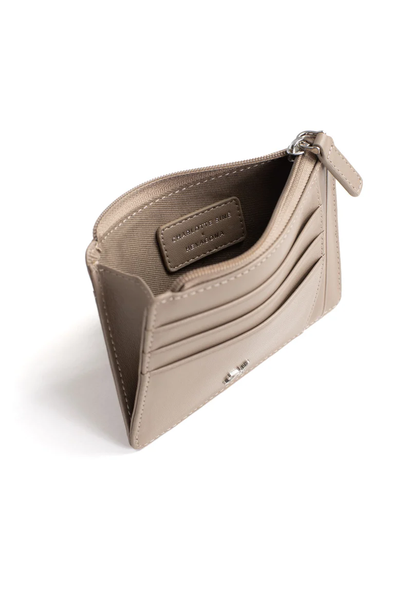 Charlotte - Porte-cartes - Cuir de vachette lisse
