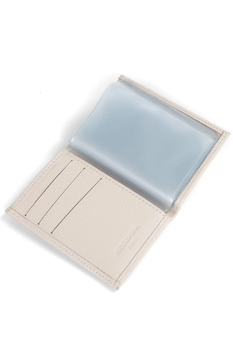Porte-cartes - 1 volet - Cuir