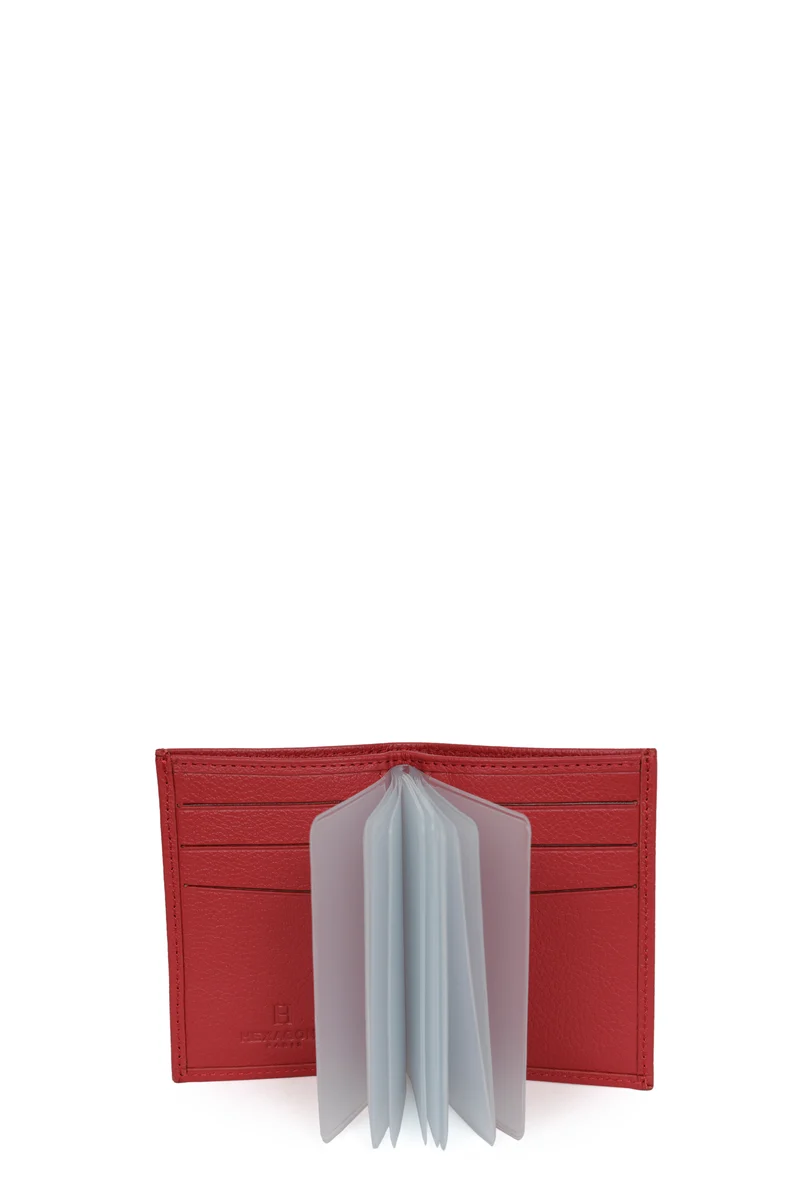 Porte-cartes - 1 volet - Cuir
