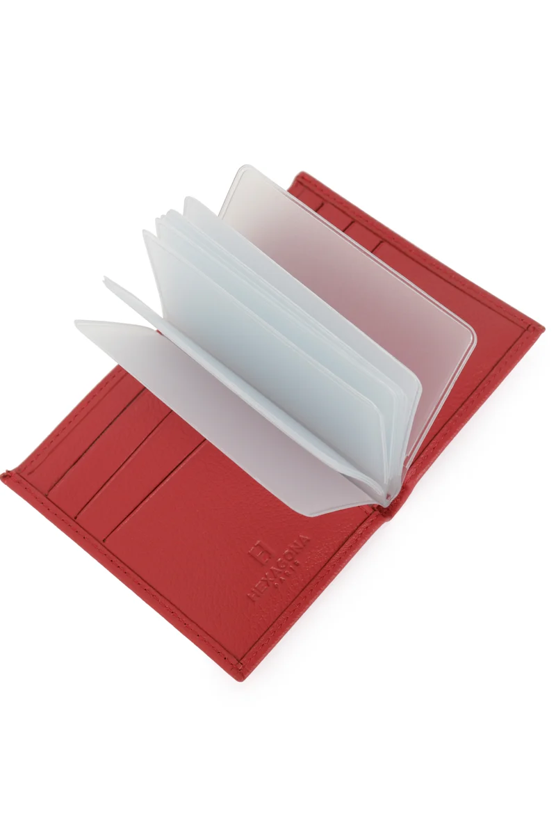 Porte-cartes - 1 volet - Cuir