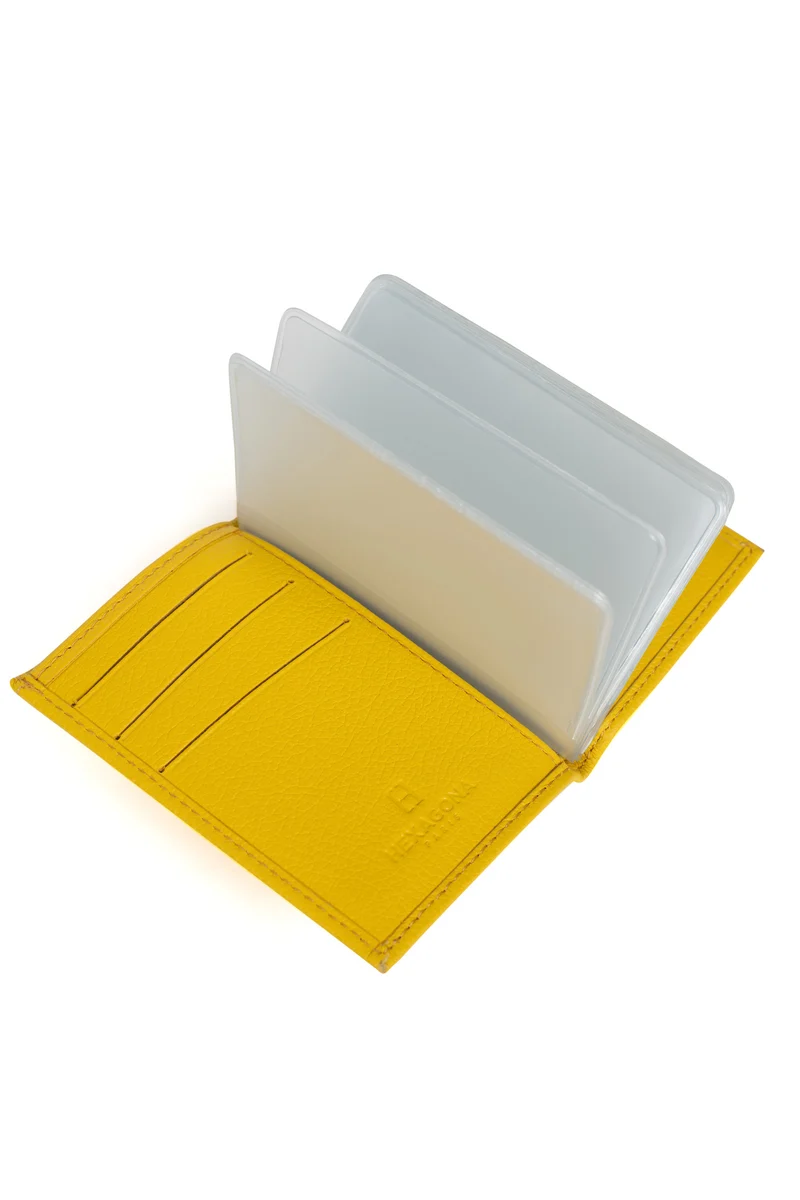 Porte-cartes - 1 volet - Cuir
