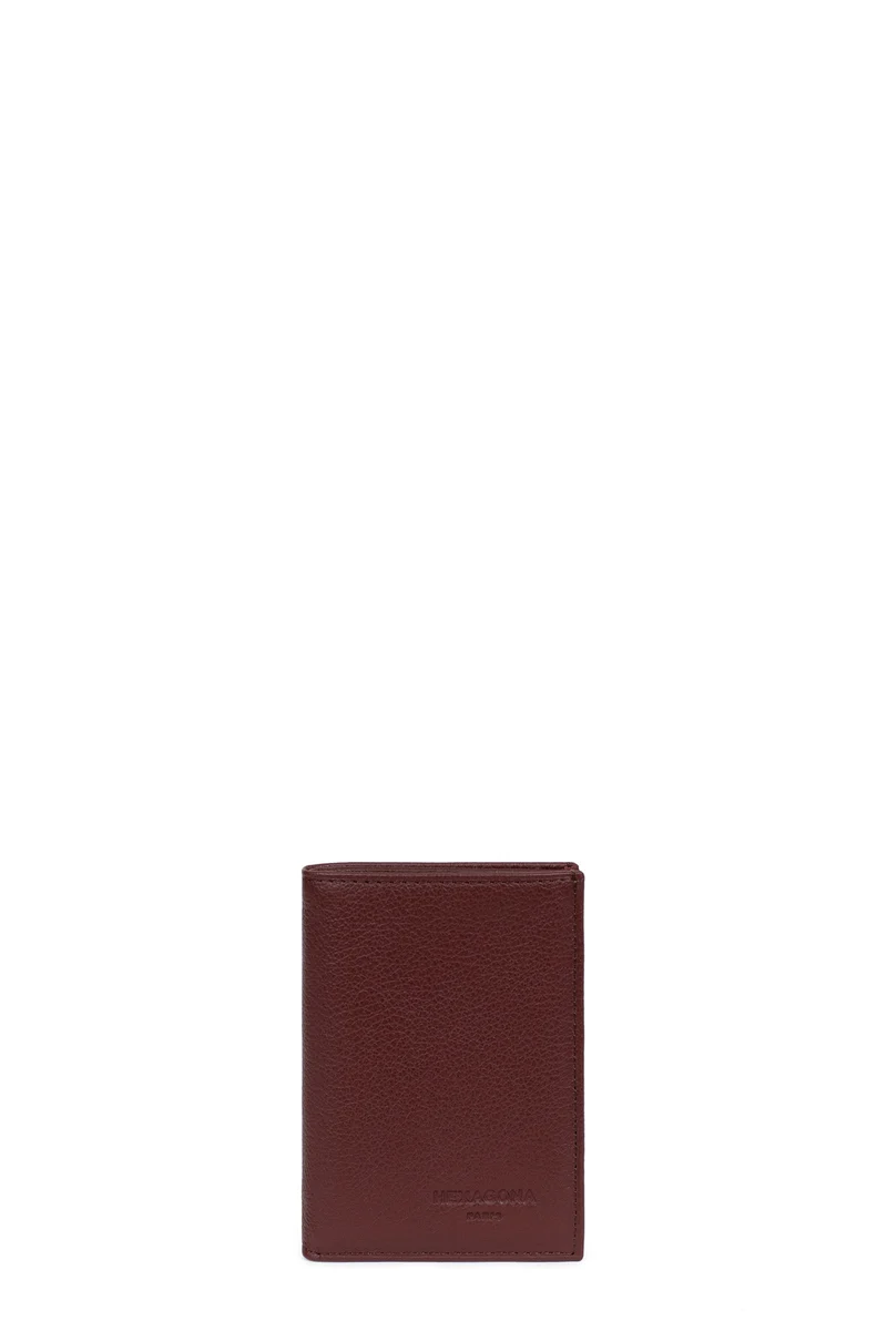 Porte-cartes - 1 volet - Cuir