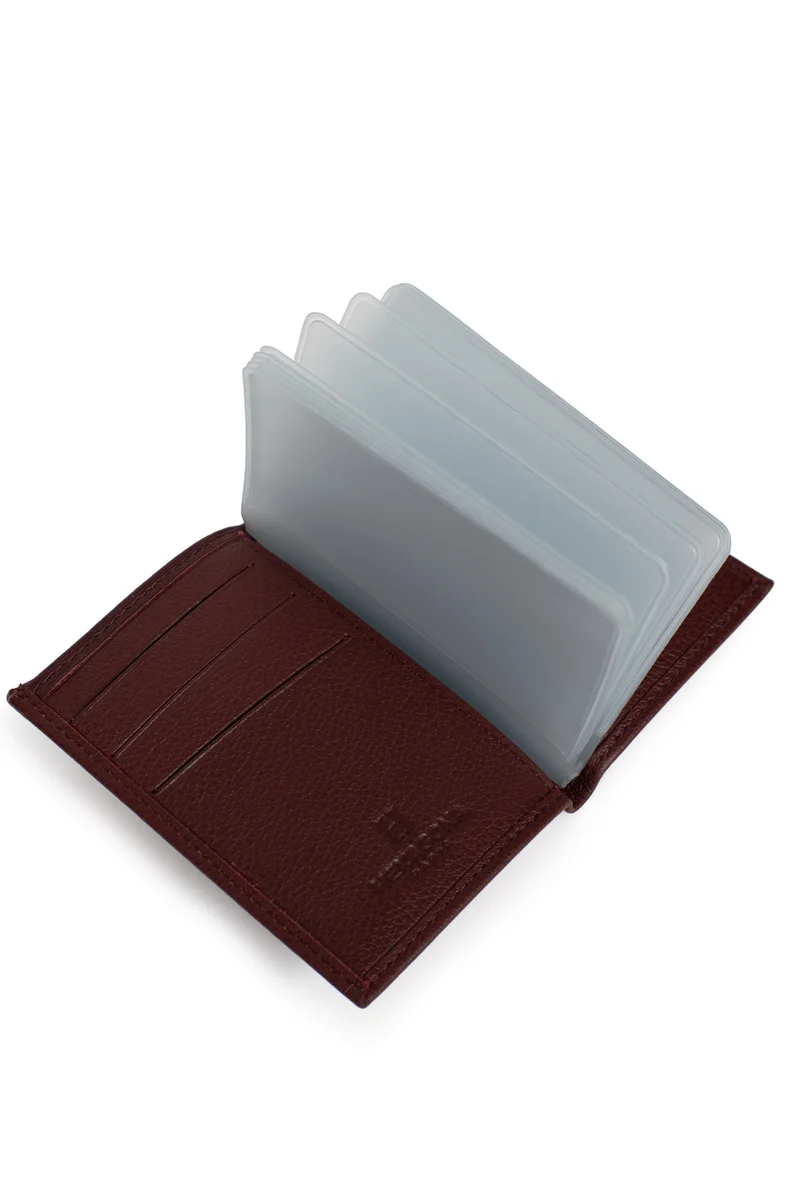 Porte-cartes - 1 volet - Cuir