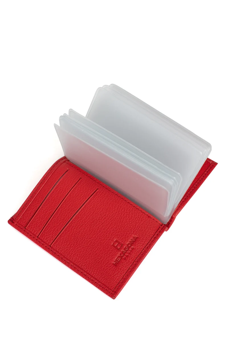 Porte-cartes - 1 volet - Cuir