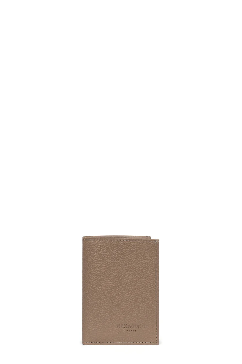 Porte-cartes - 1 volet - Cuir