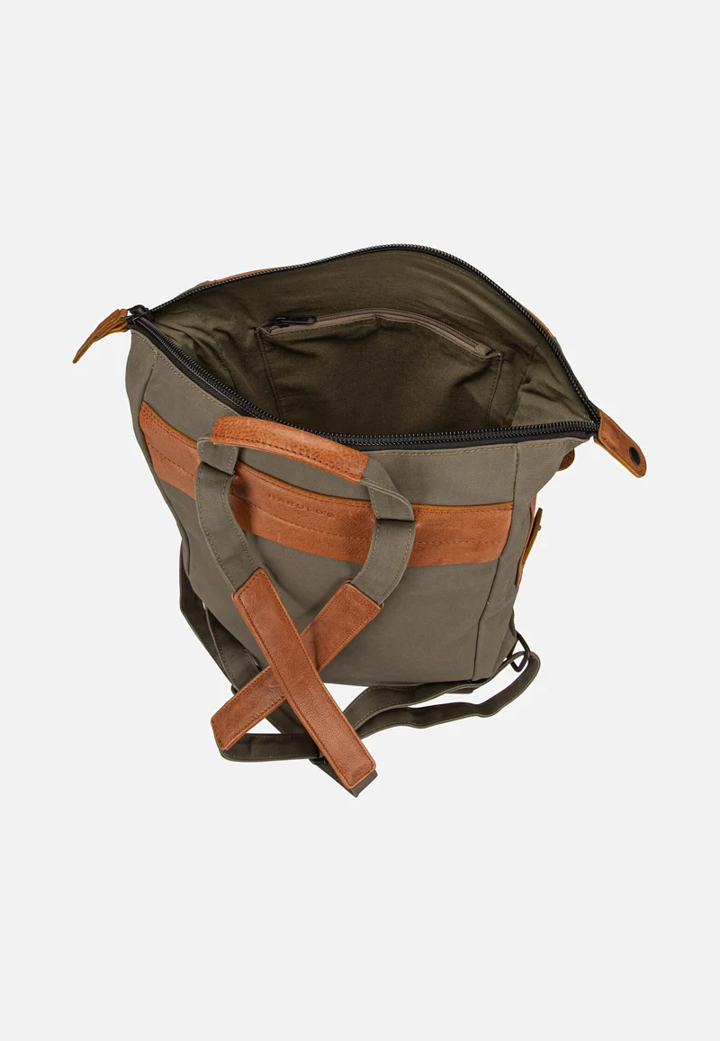 Wax 1 Khaki/Cognac - Rucksack