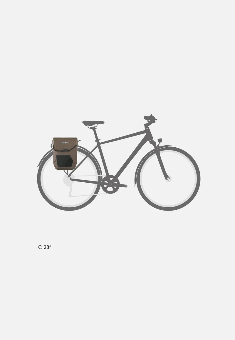 Pedal-Mate Single QL2.1 Dark Sand - Fahrradtasche