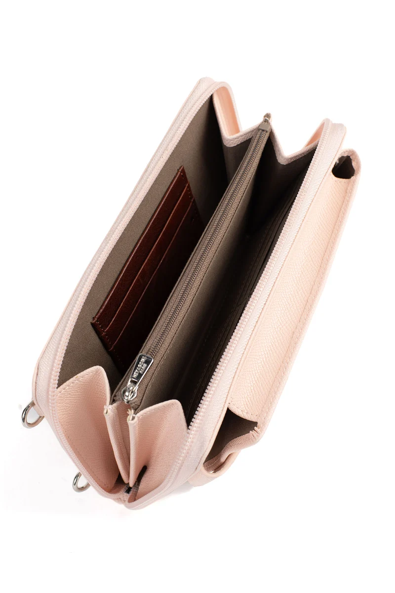 Pochette téléphone avec portefeuille - Stop RFID