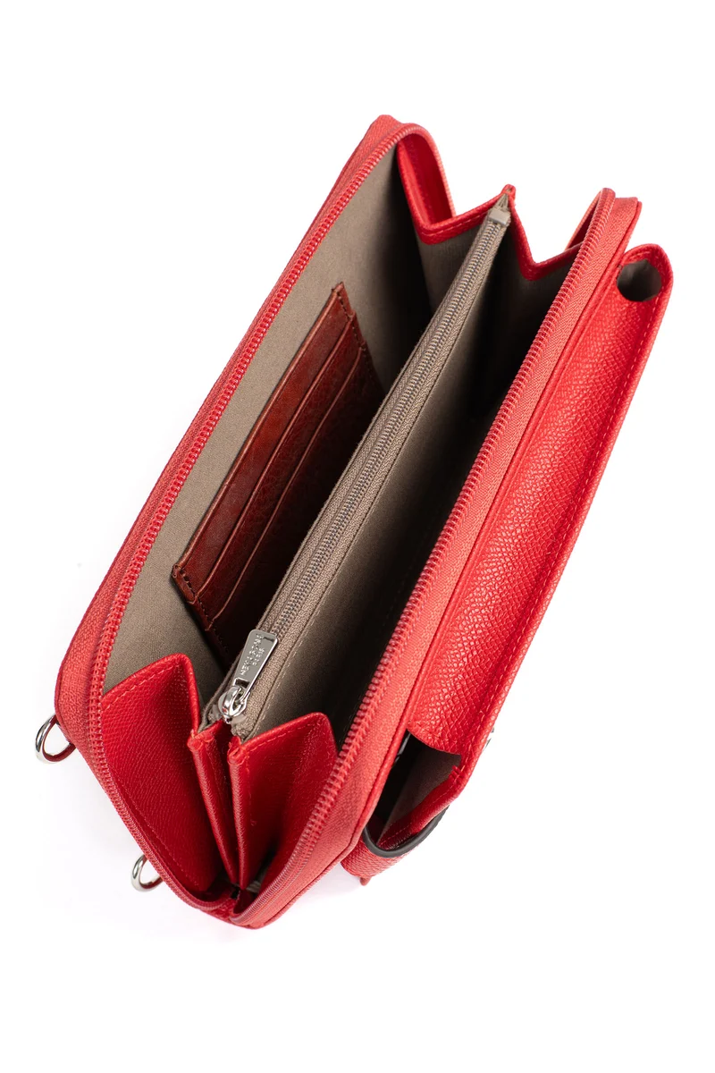 Pochette téléphone avec portefeuille - Stop RFID