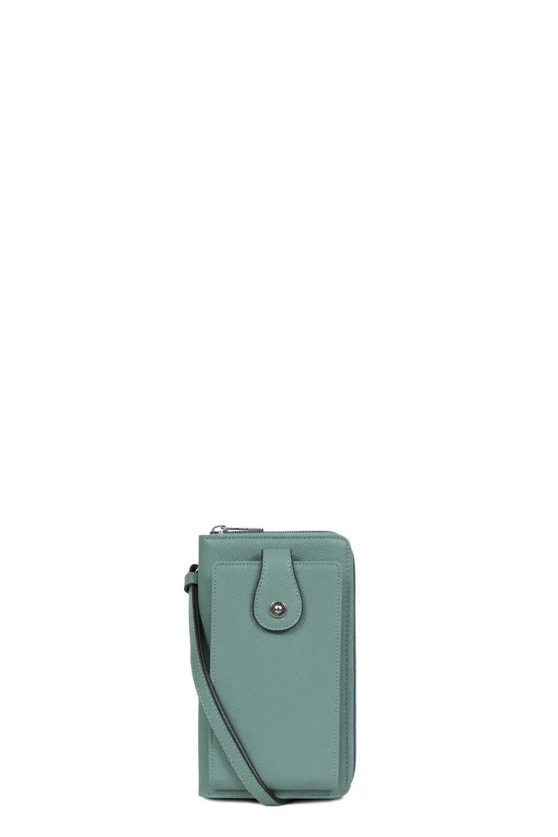 Pochette téléphone avec portefeuille - Stop RFID
