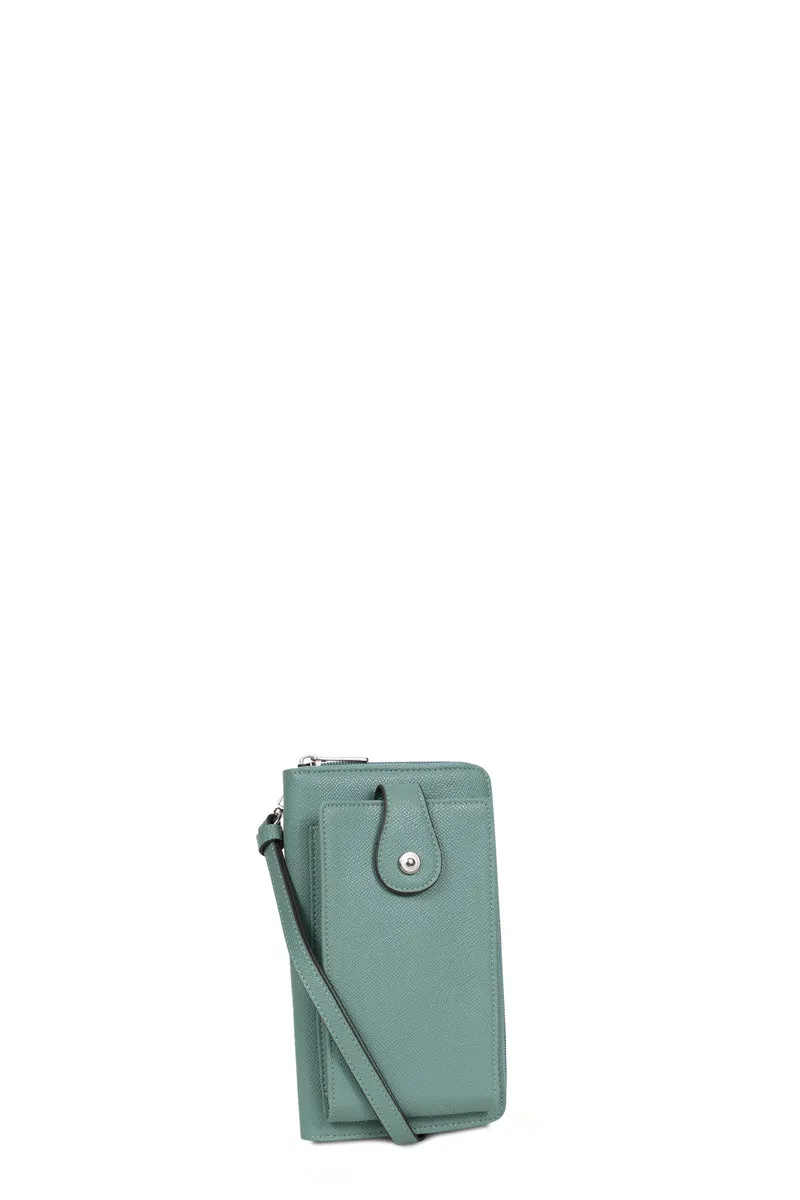 Pochette téléphone avec portefeuille - Stop RFID