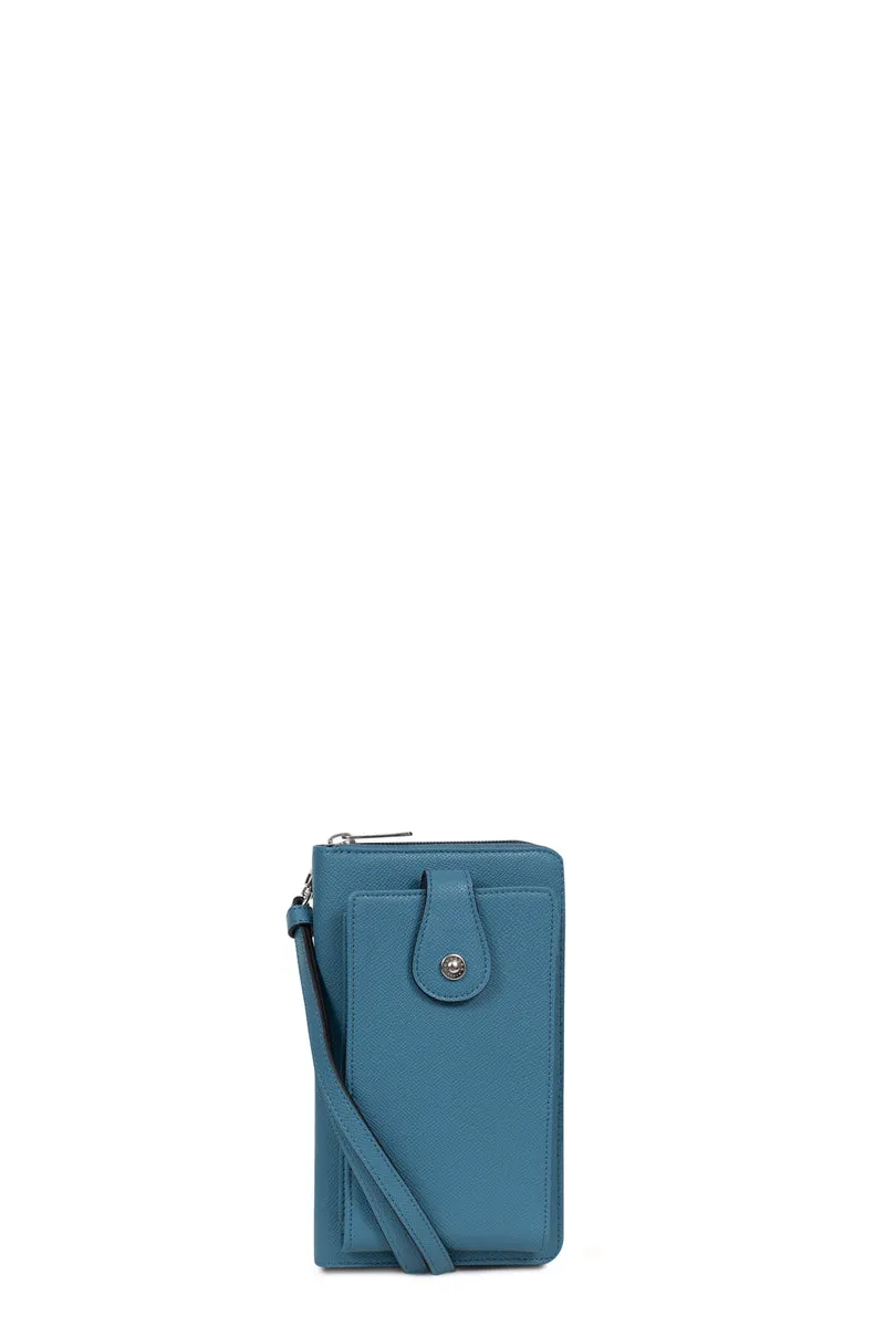 Pochette téléphone avec portefeuille - Stop RFID