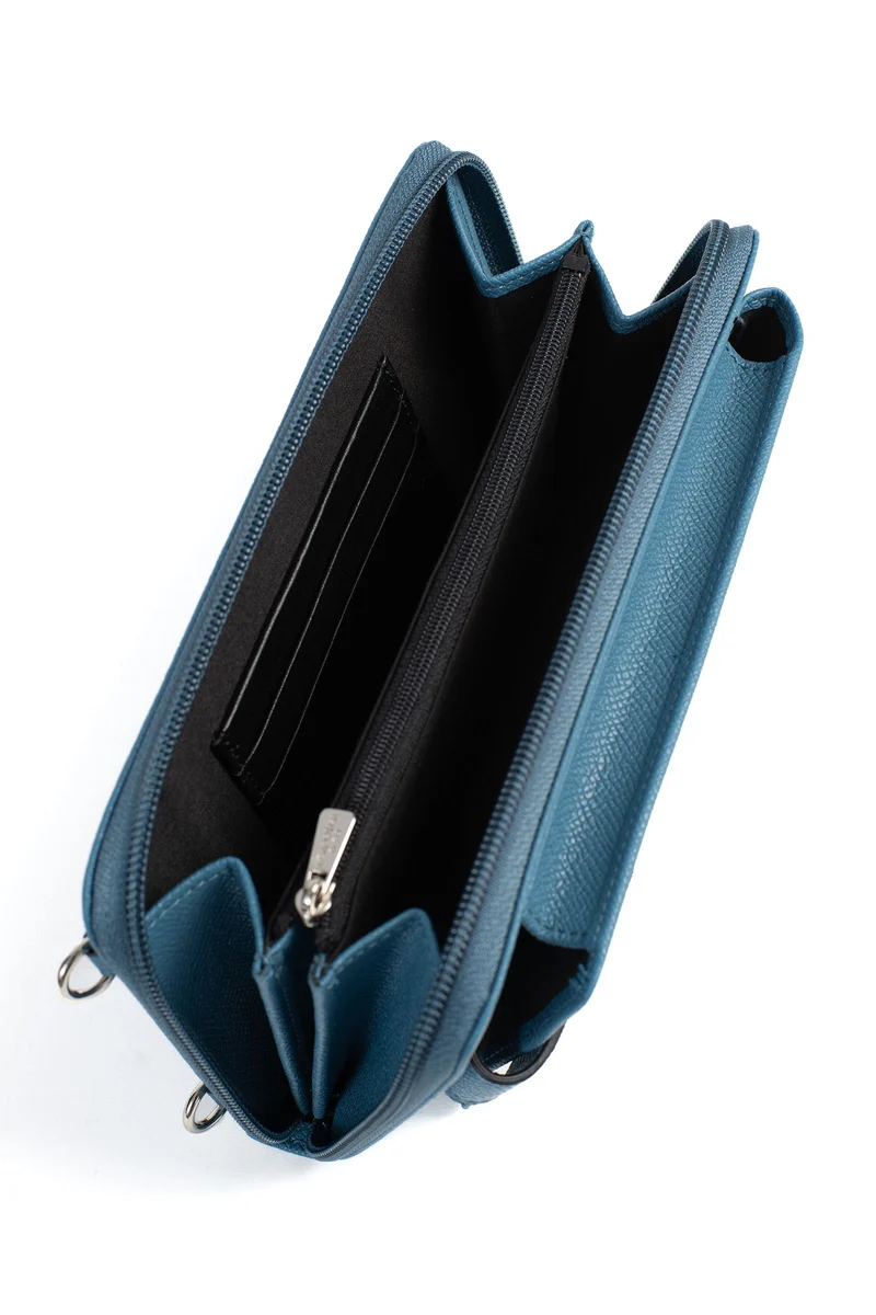 Pochette téléphone avec portefeuille - Stop RFID