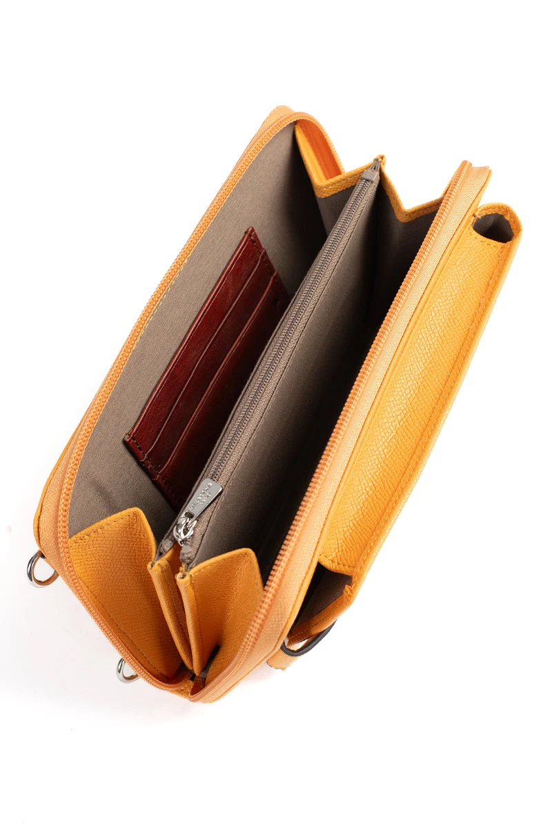 Pochette téléphone avec portefeuille - Stop RFID