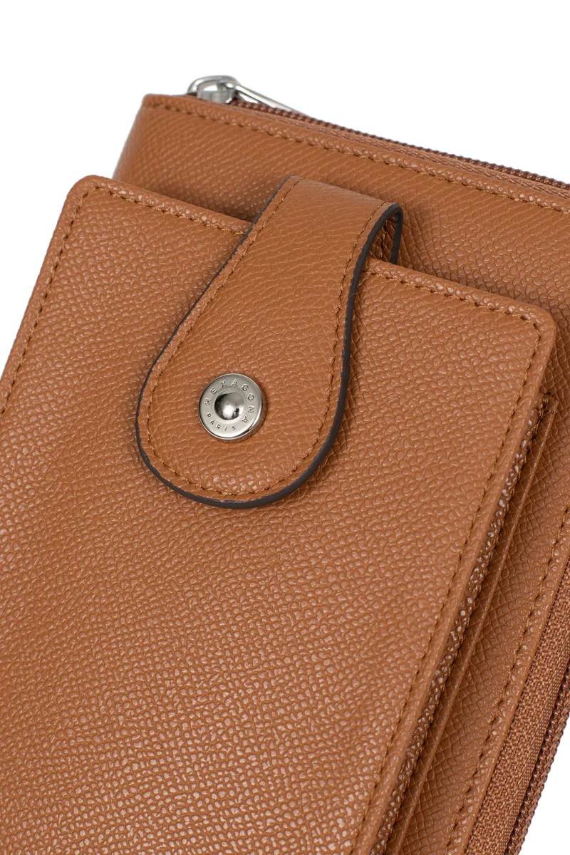 Pochette téléphone avec portefeuille - Stop RFID