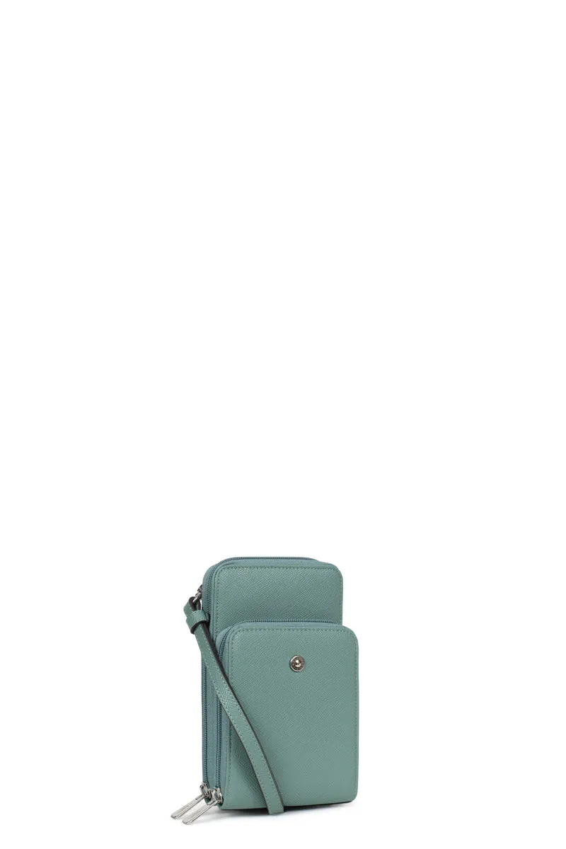 Pochette téléphone avec porte-cartes - Stop RFID