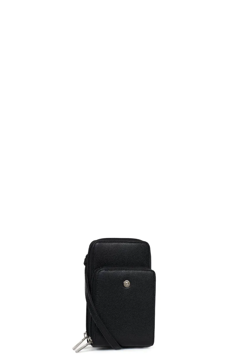 Pochette téléphone avec porte-cartes - Stop RFID