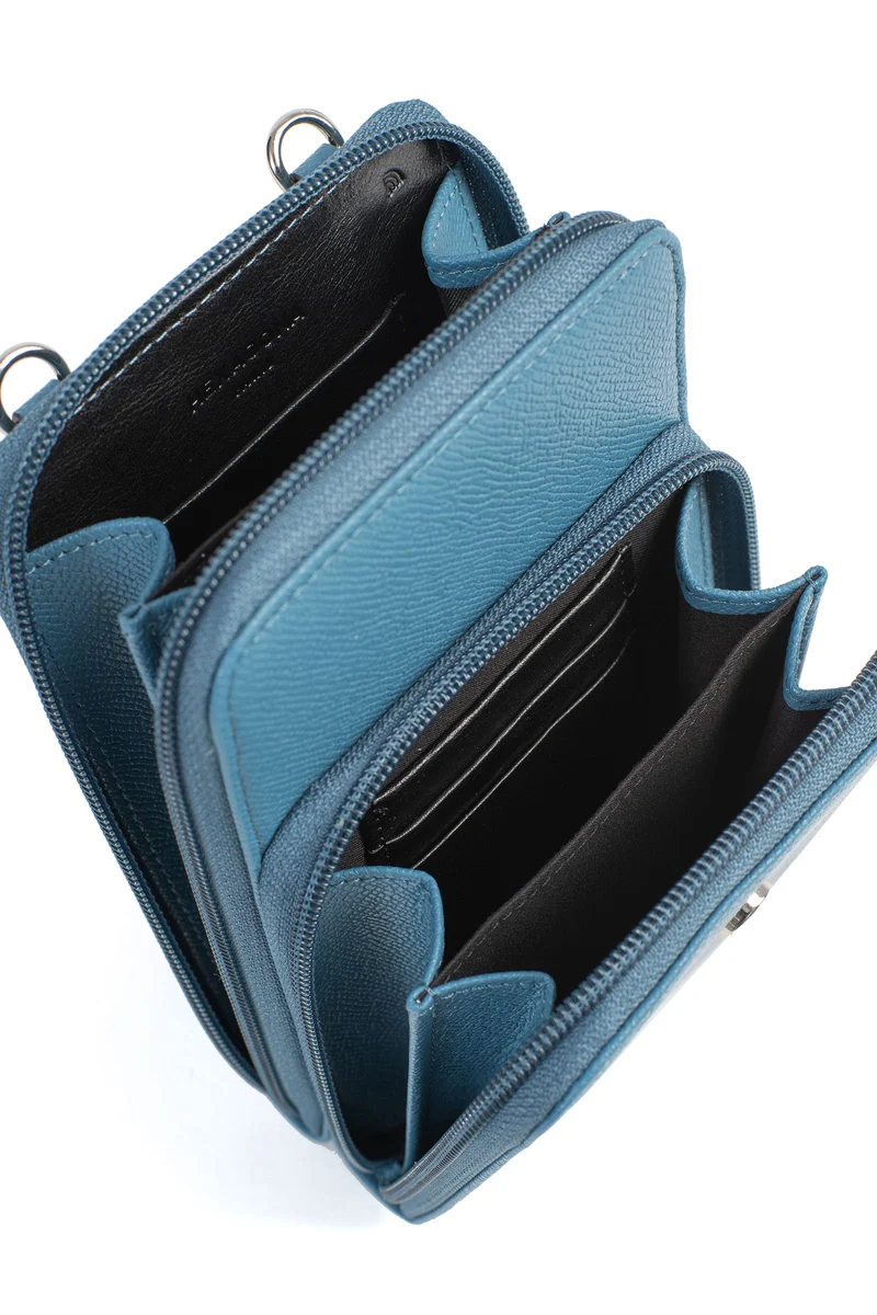 Pochette téléphone avec porte-cartes - Stop RFID