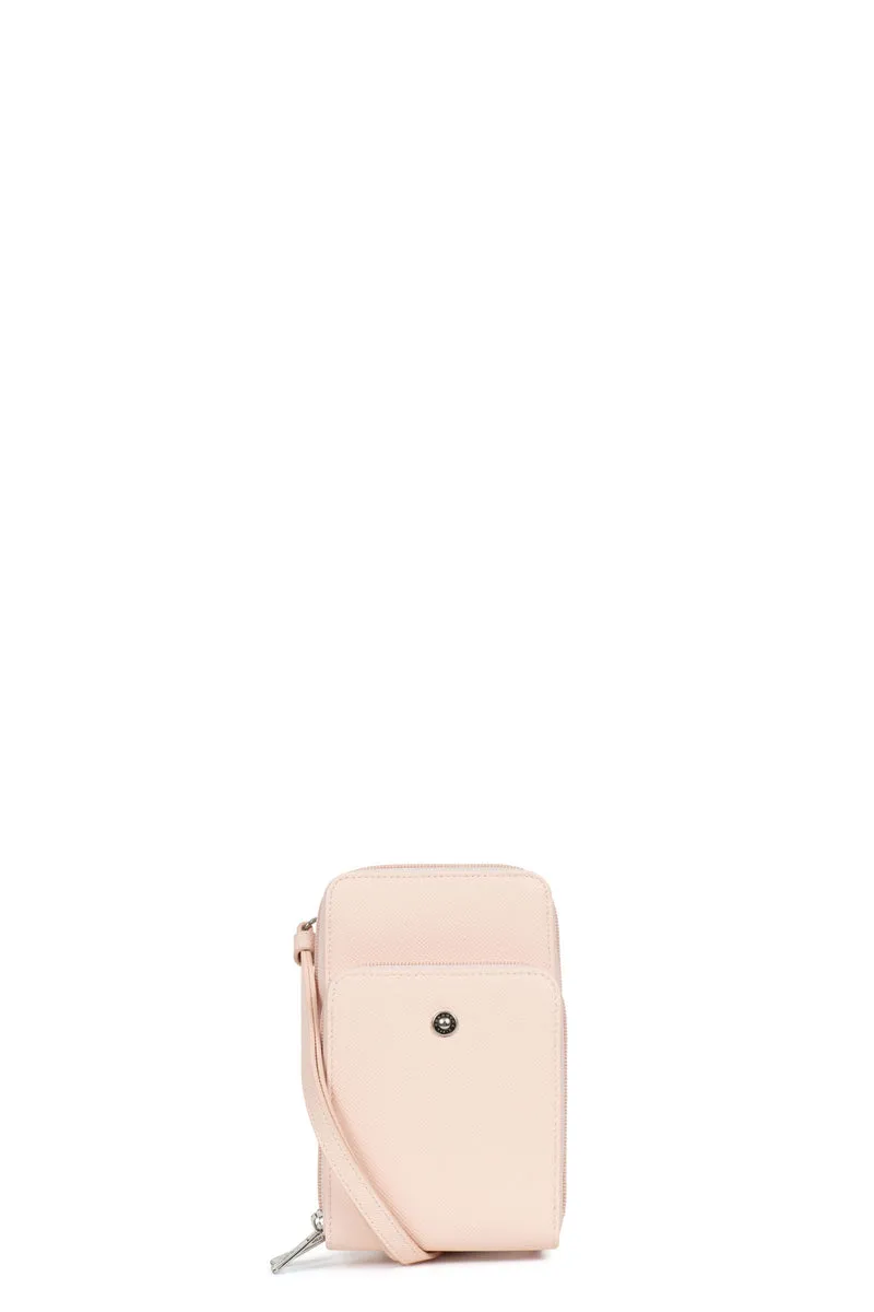 Pochette téléphone avec porte-cartes - Stop RFID