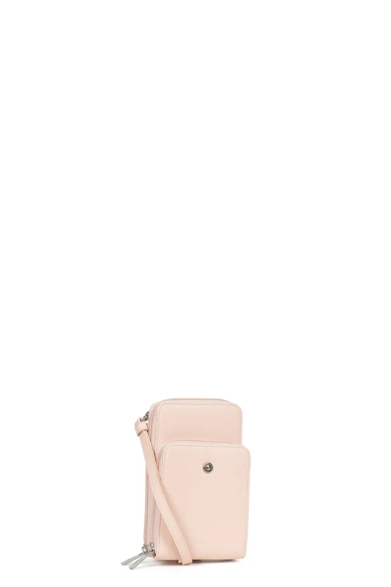 Pochette téléphone avec porte-cartes - Stop RFID