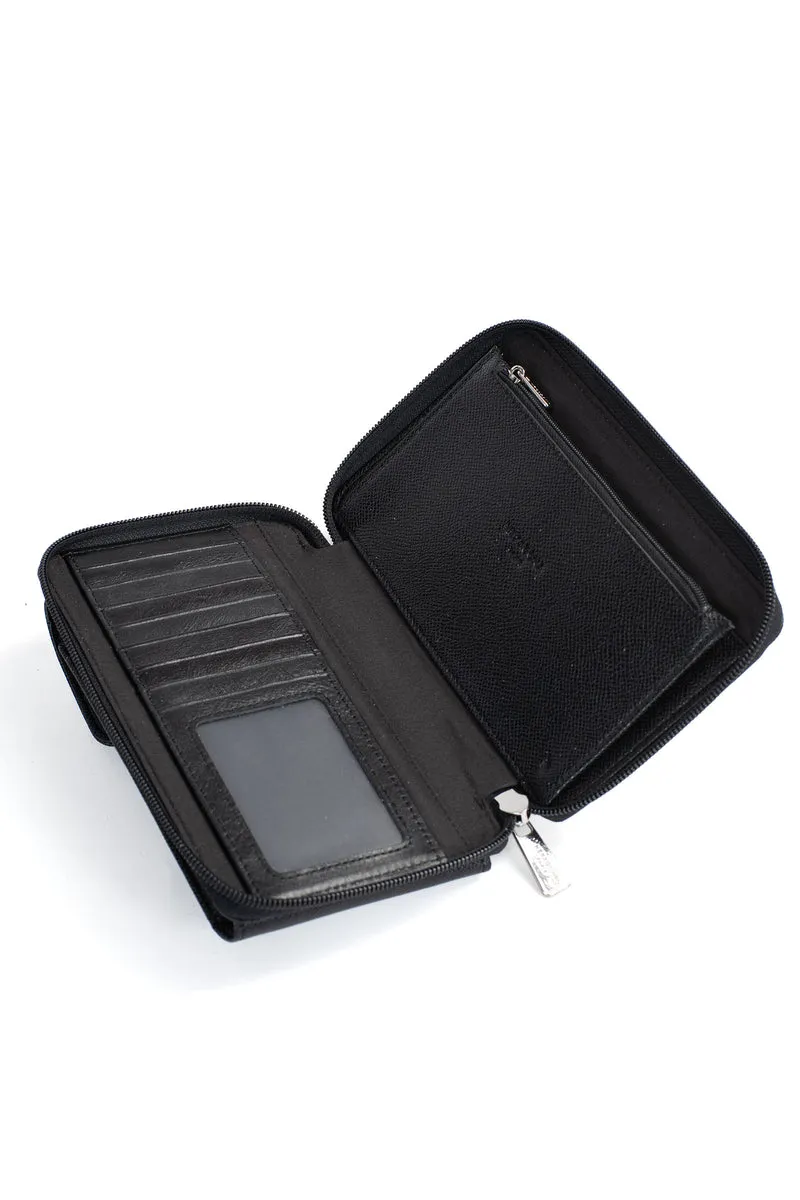 Pochette téléphone avec portefeuille - Stop RFID