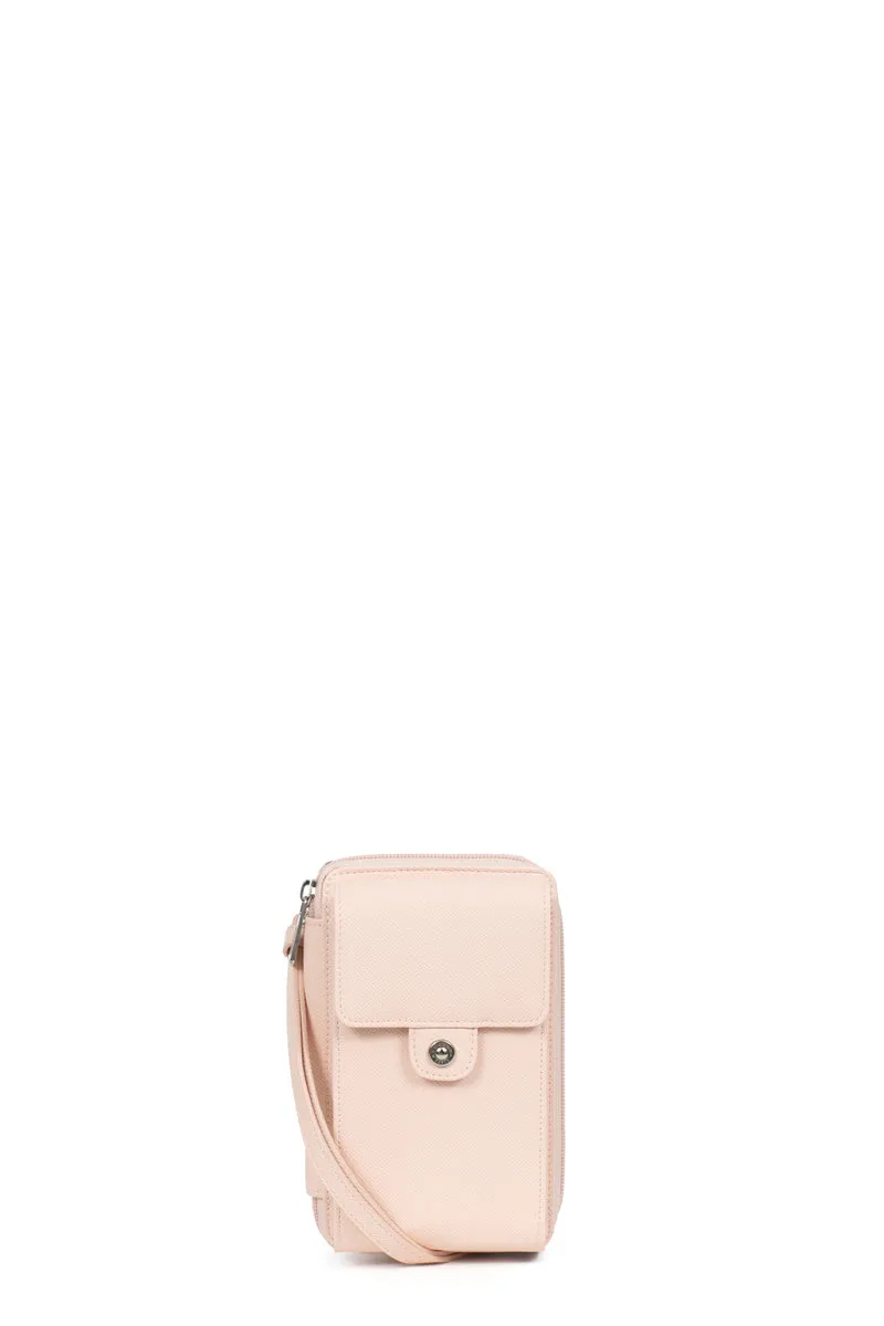 Pochette téléphone avec portefeuille - Stop RFID