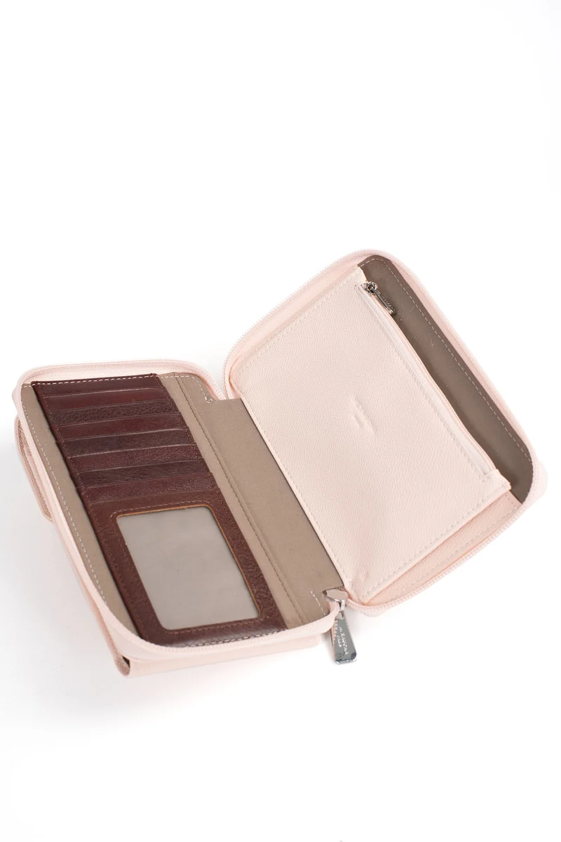 Pochette téléphone avec portefeuille - Stop RFID