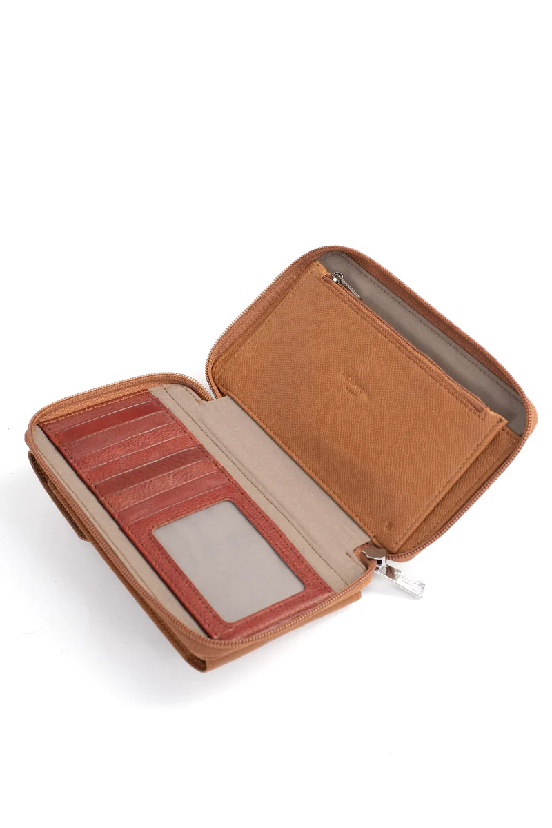 Pochette téléphone avec portefeuille - Stop RFID