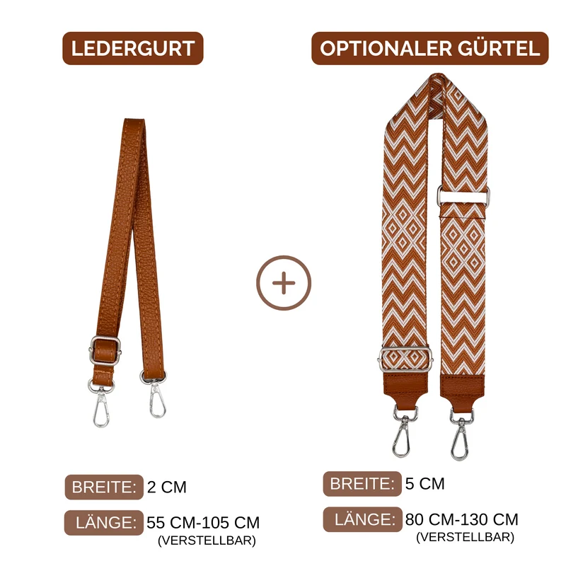 Afia - Cognac Braun (Silber)