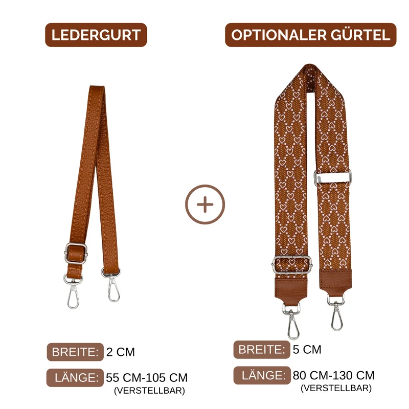 Afia - Cognac Braun (Silber)