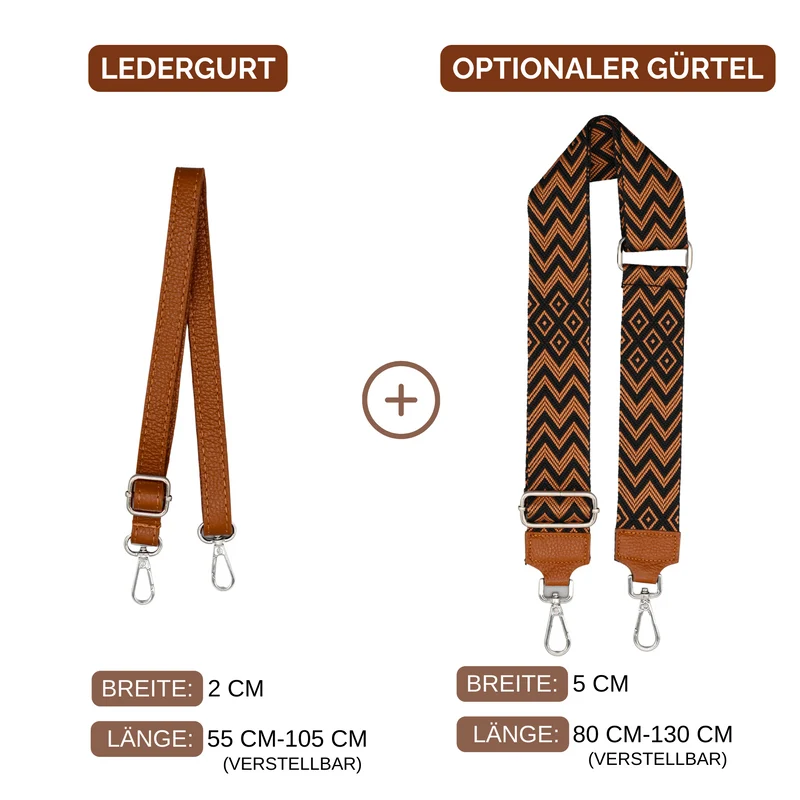 Afia - Cognac Braun (Silber)