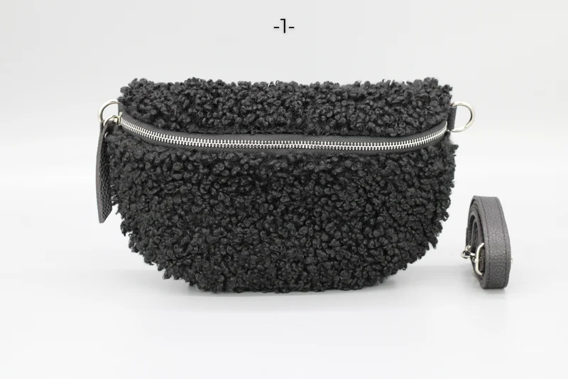 Teddy - Medium Schwarz (Silber)