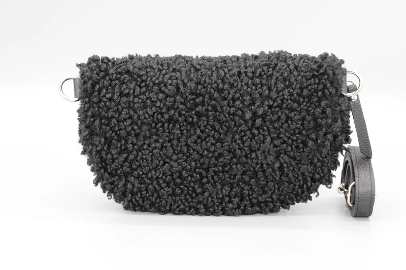 Teddy - Medium Schwarz (Silber)