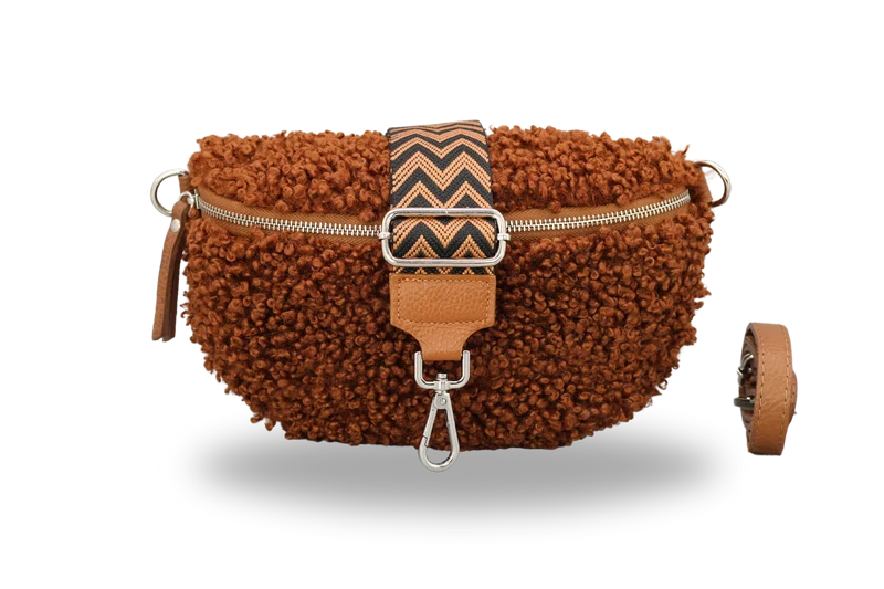 Teddy - Medium Cognac Braun (Silber)